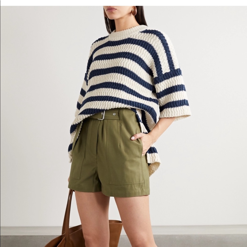 APIECE APART striped alpaca-blend sweater